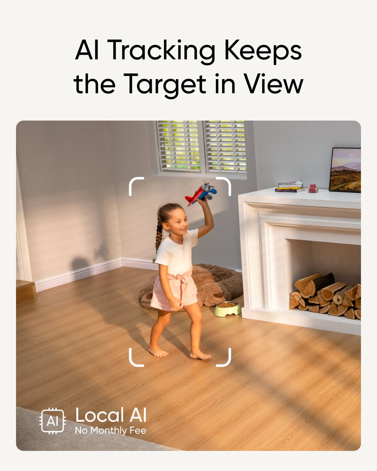 Al Tracking Keeps the Target in View AI Local Al No Monthly Fee
