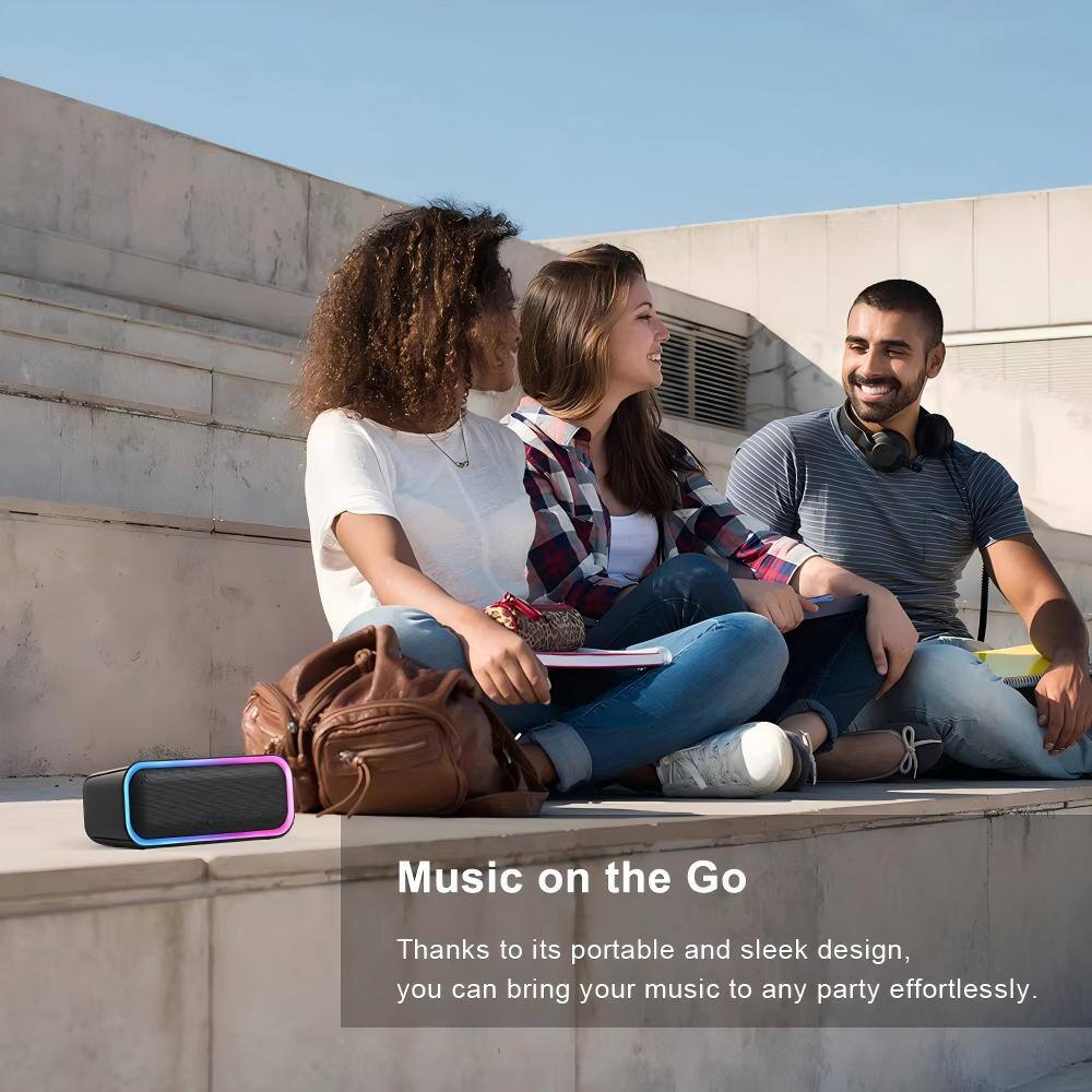 Music on the Go

Thanks to its portable and sleek design, you can bring your music to any party effortlessly.