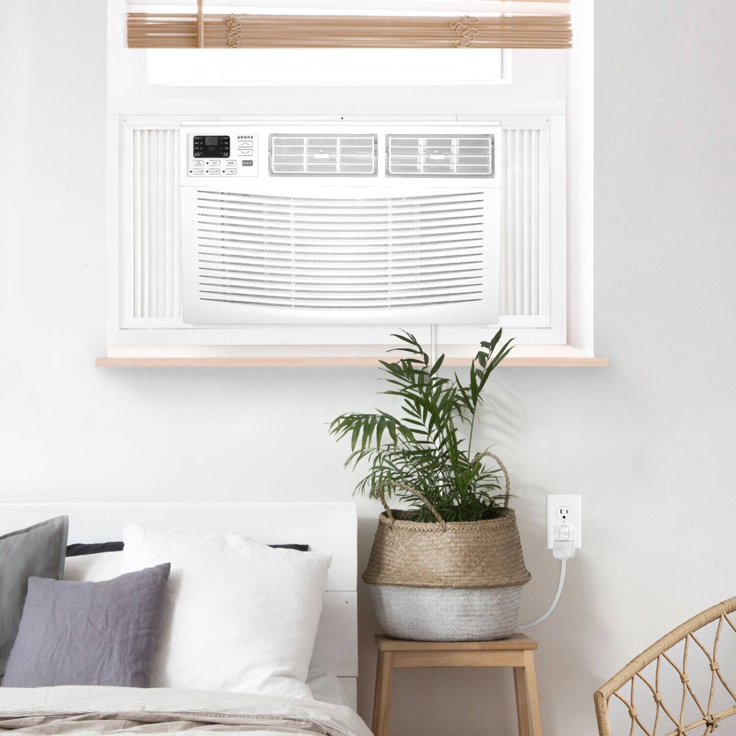 Alt View 23. Amana - 24,000 BTU 1,500 Sq. Ft. 230230V  Window-Mounted Air Conditioner with Remote Control - White.