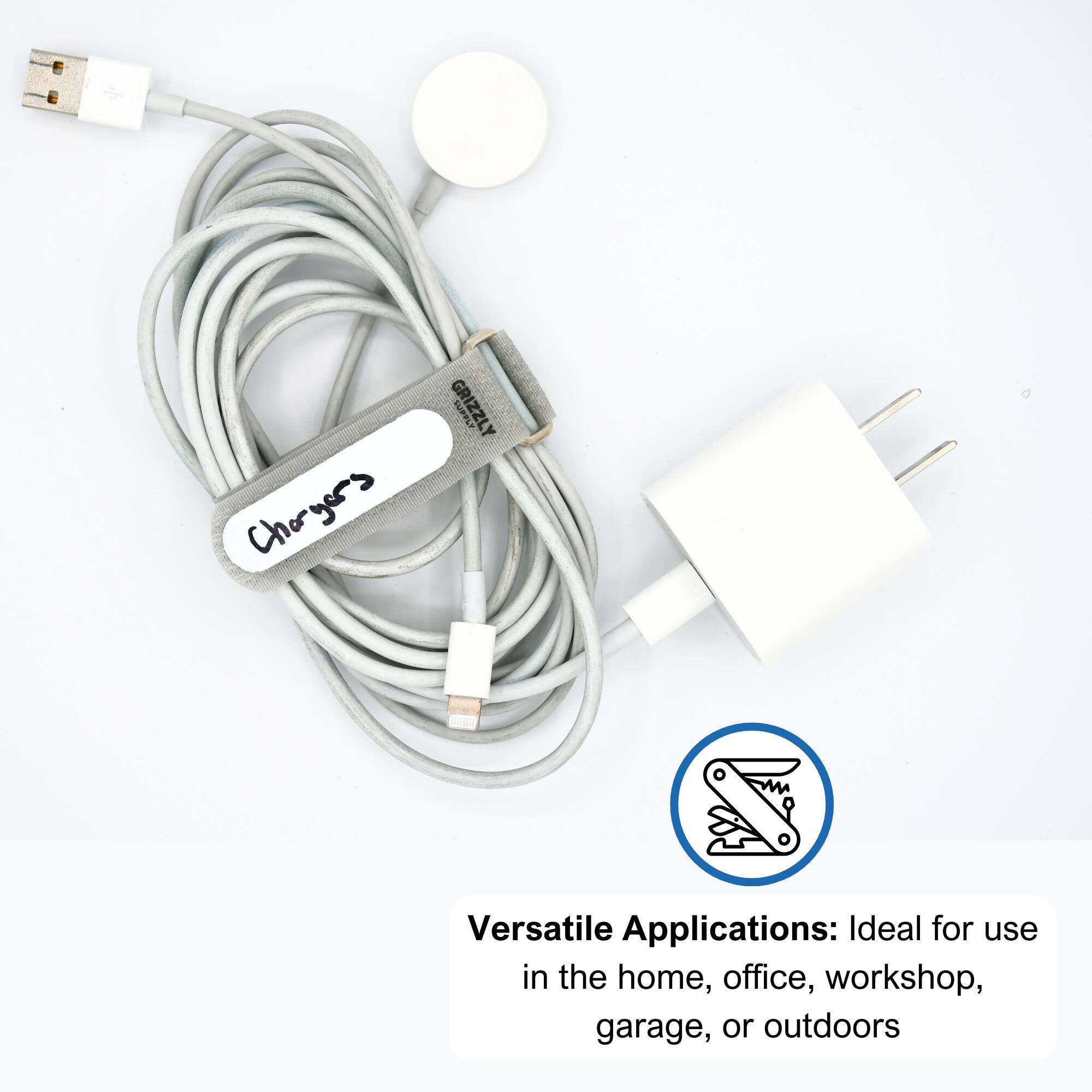 Chargers Chor GRIZZLY

Versatile Applications: Ideal for use in the home, office, workshop, garage, or outdoors