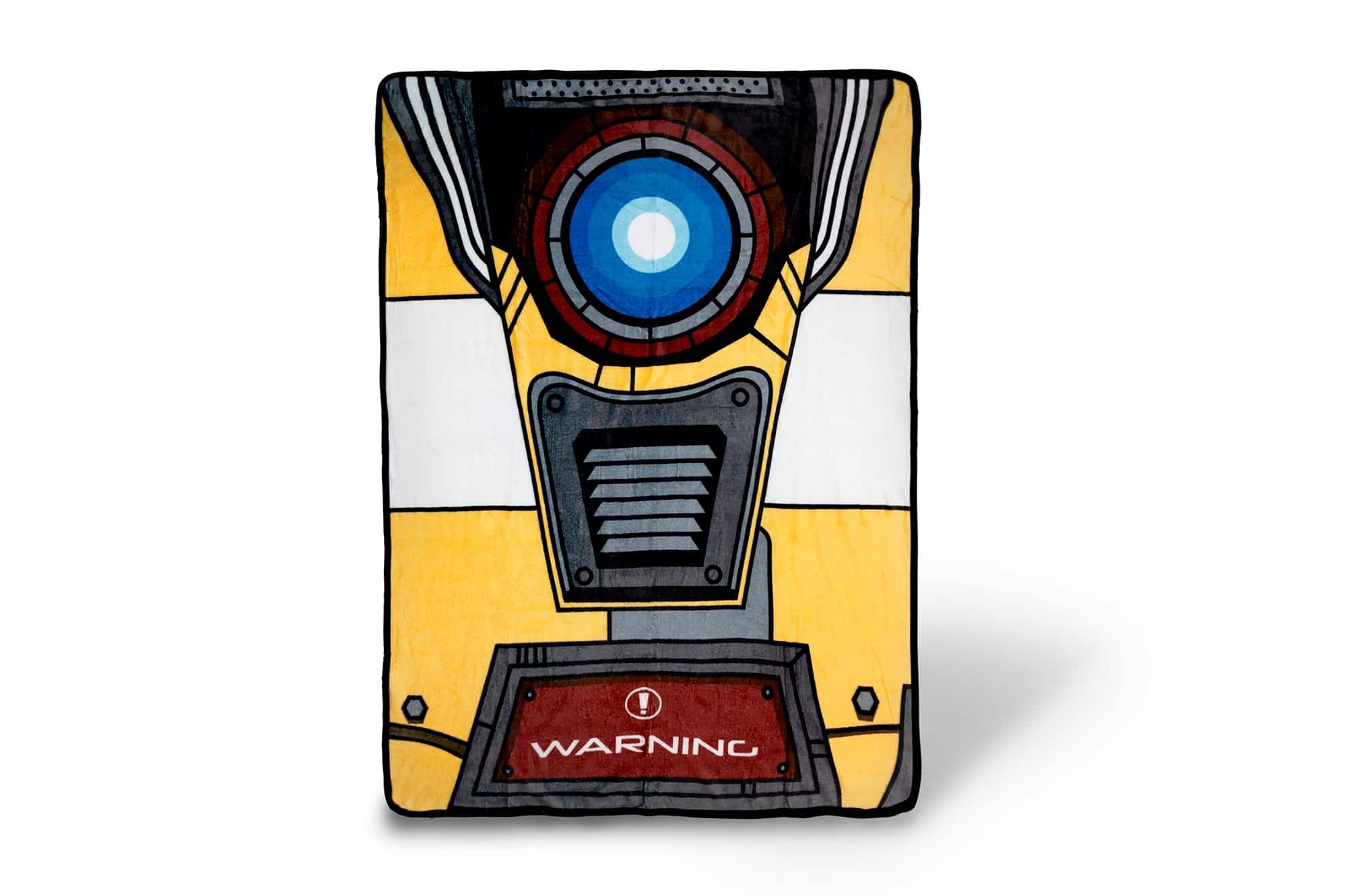 Just Funky - Borderlands Claptrap Fleece Throw Blanket - 45 x 60-Inches - Yellow