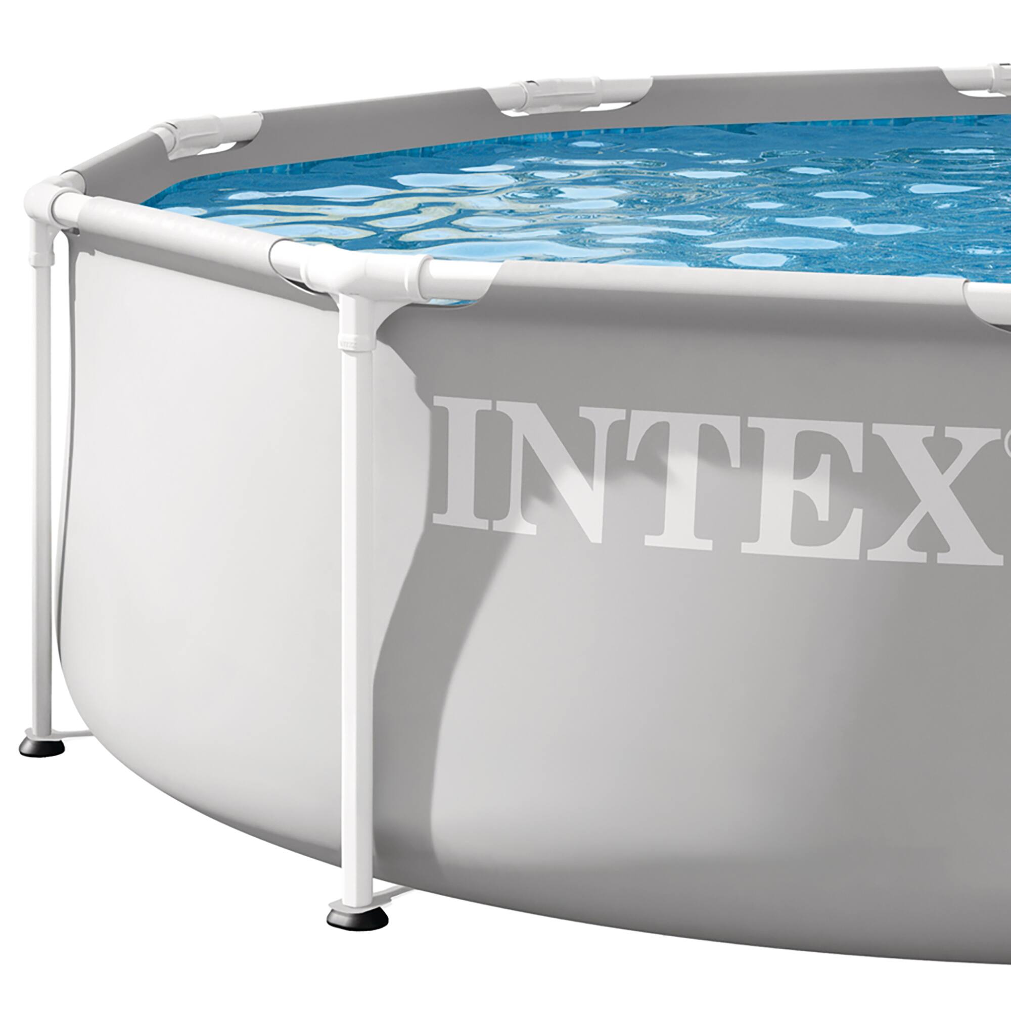 Alt View 9. Intex - Prism Frame Premium Pool Set - 10' x 30" - Gray.