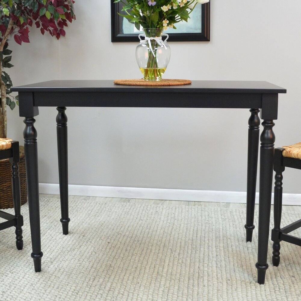 Alt View 8. Carolina Chair & Table - Hawthorne Bar Table with 2 Counter Stools - Antique Black - Antique Black.