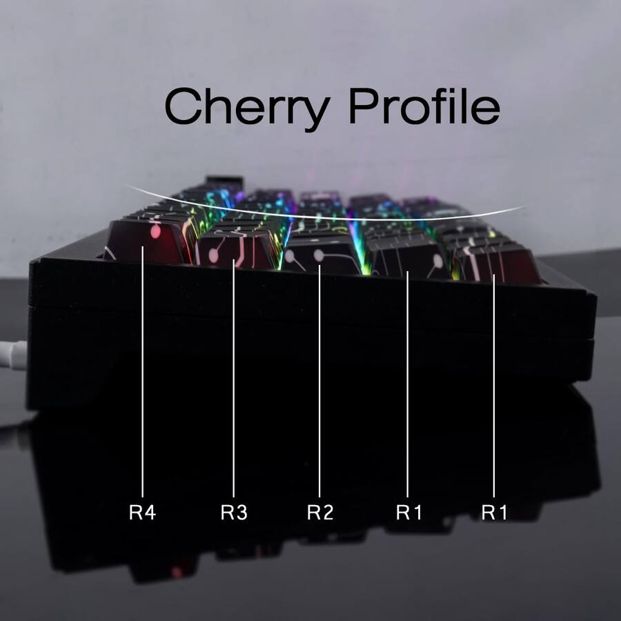 Reds Spade Custom Pbt Keycaps Shine Through Cool Modern Technology ...