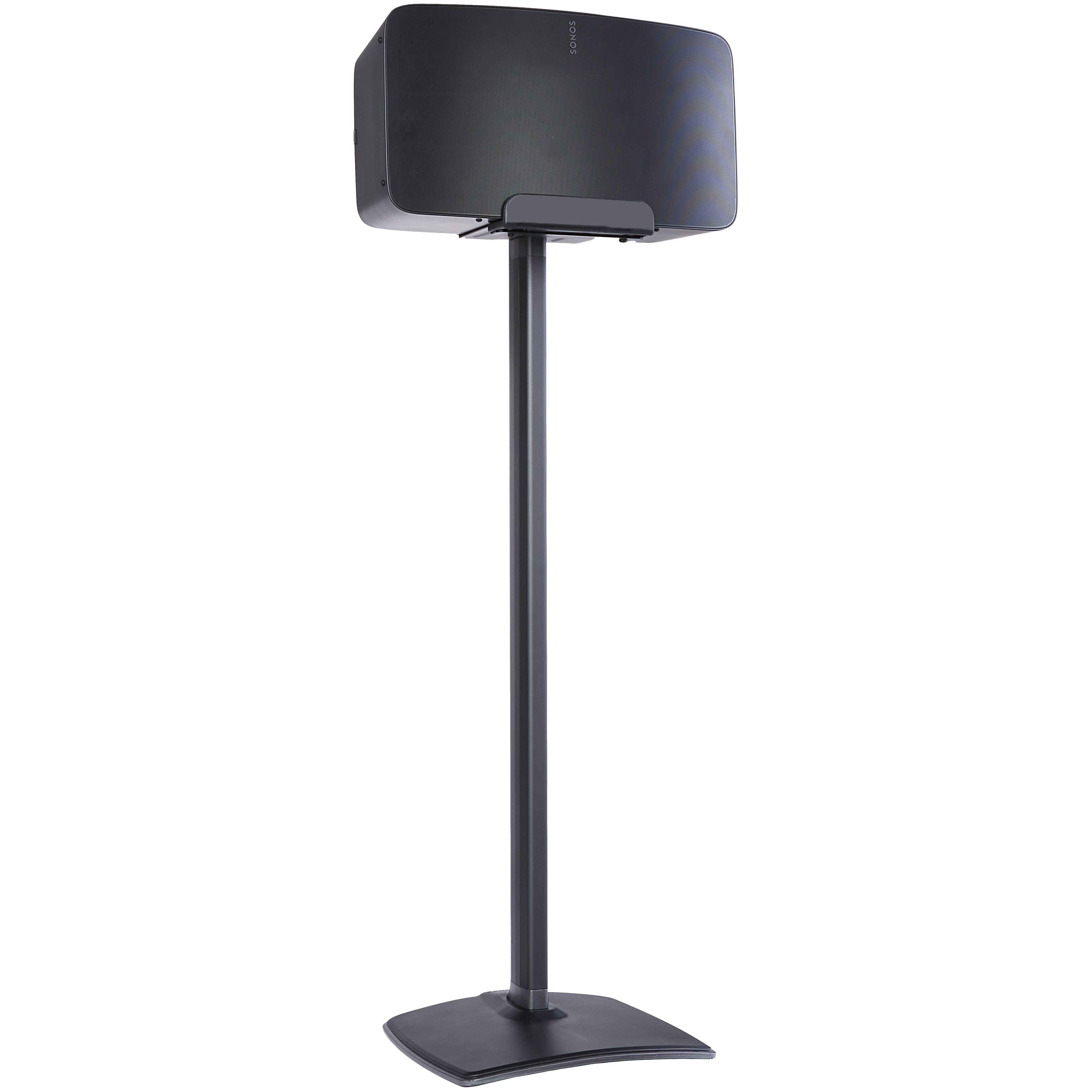 Angle. Sanus - Wireless Speaker Stands Designed for Sonos Five and Play: 5 Speakers - Black.