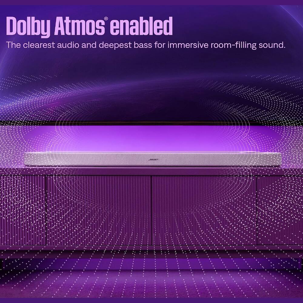 Dolby Atmos® enabled  
The clearest audio and deepest bass for immersive room-filling sound.