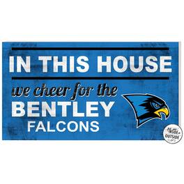 Jardine - Bentley Falcons 11" x 20" Indoor/Outdoor In This House Sign - Blue