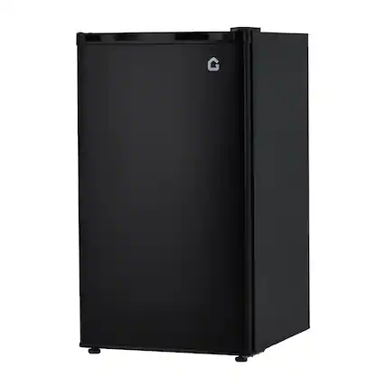 Front. GARVEE - 3.2 Cu.Ft. Refrigerator with Freezer Mini Fridge Large Capacity Food Storage Cooling drinks Apartment Dorm - sliver.