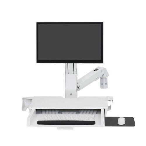 Front. Ergotron - 45-260-216 Styleview Mounting kit - White.