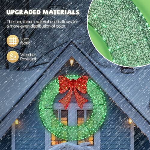 UPGRADED MATERIALS

The lace fabric material used allows for a more even distribution of color.

- Lace fabric
- Weather Resistant