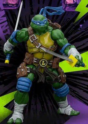 Front. Transformers - Leonardo 1/18 Scale | Teenage Mutant Ninja Turtles | Joy Toy.