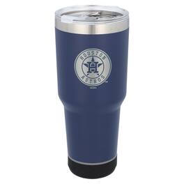 The Memory Company - Houston Astros 30oz. Stainless Steel LED Bluetooth Tumbler - Multicolor