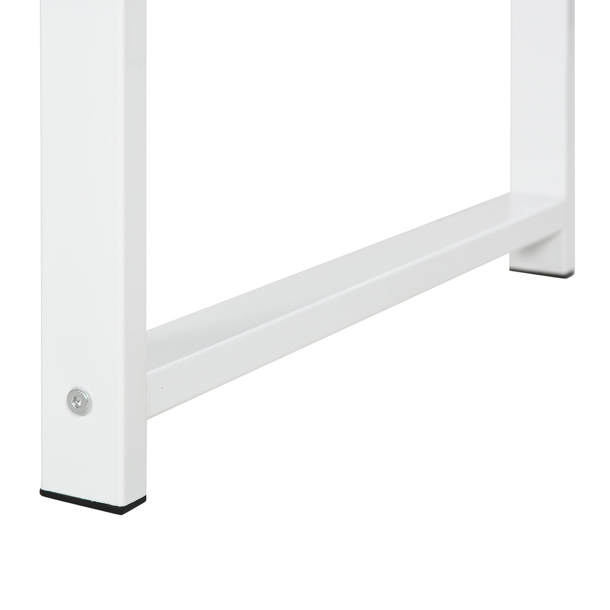 Alt View 7. Homcom - 88" Extra Long 2-Person Computer Desk with Storage Shelves Combo, Double Workstation Storage Study Writing Table - White.