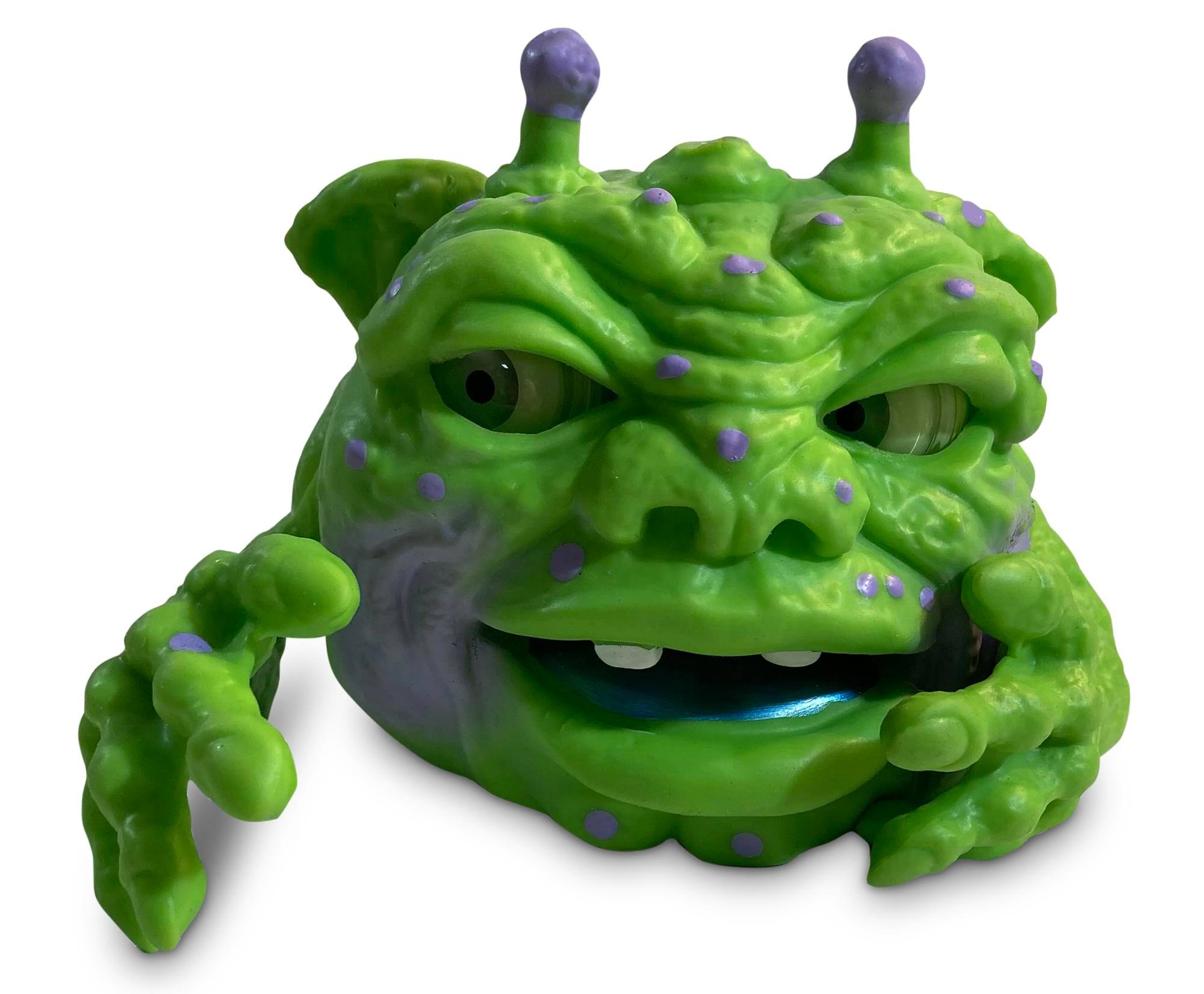 Alt View 4. TriAction Toys - Boglins 8-Inch Foam Monster Puppet | Alien Dwizork - Green.