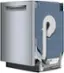 Angle. Bosch - 800 Series 24 " Top Control Smart Built-In Stainless Steel Tub Dishwasher with 3rd Rack and CrystalDry, 42 dBA - Stainless Steel.