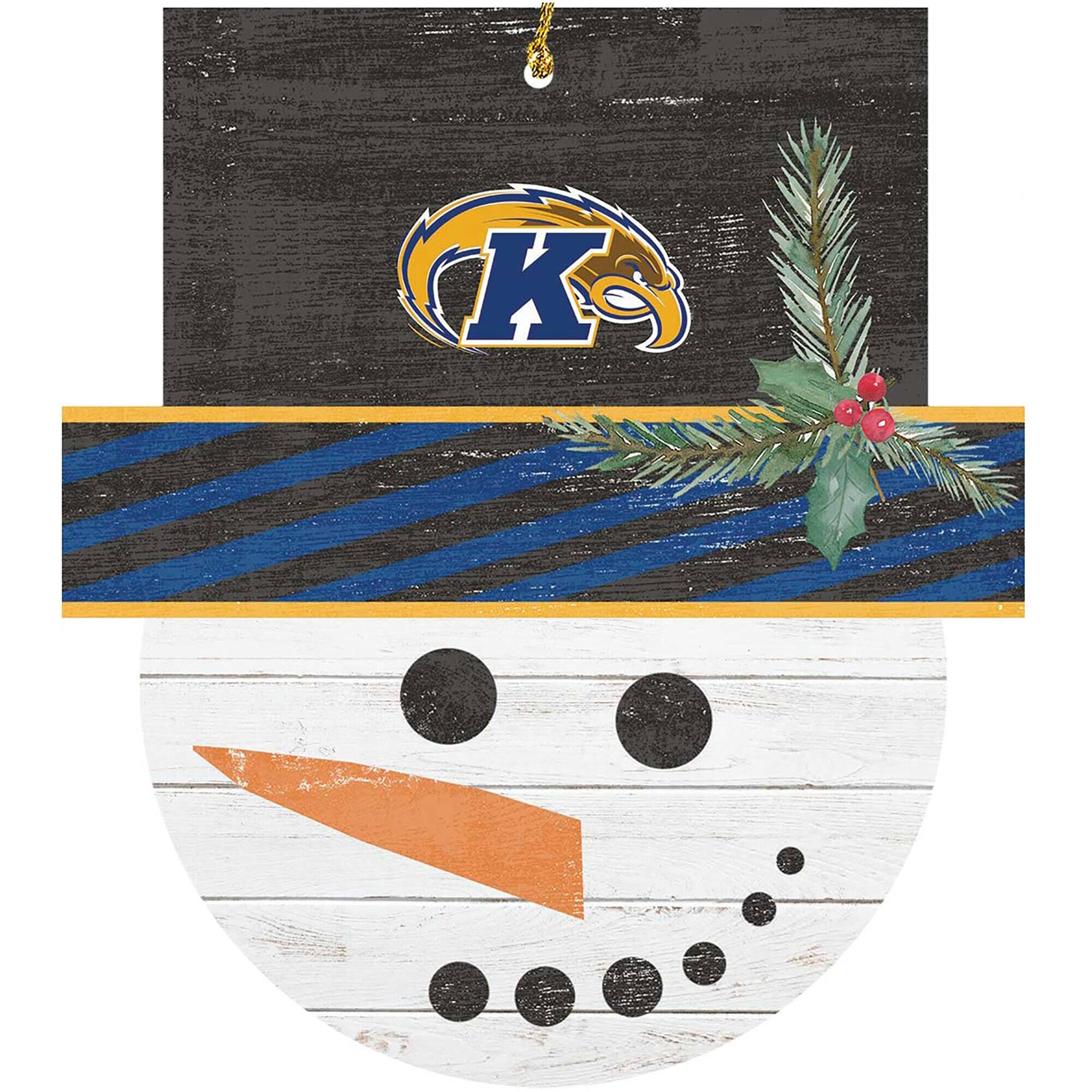 Alt View 3. Jardine - Kent State Golden Flashes Ornament Bundle - White.