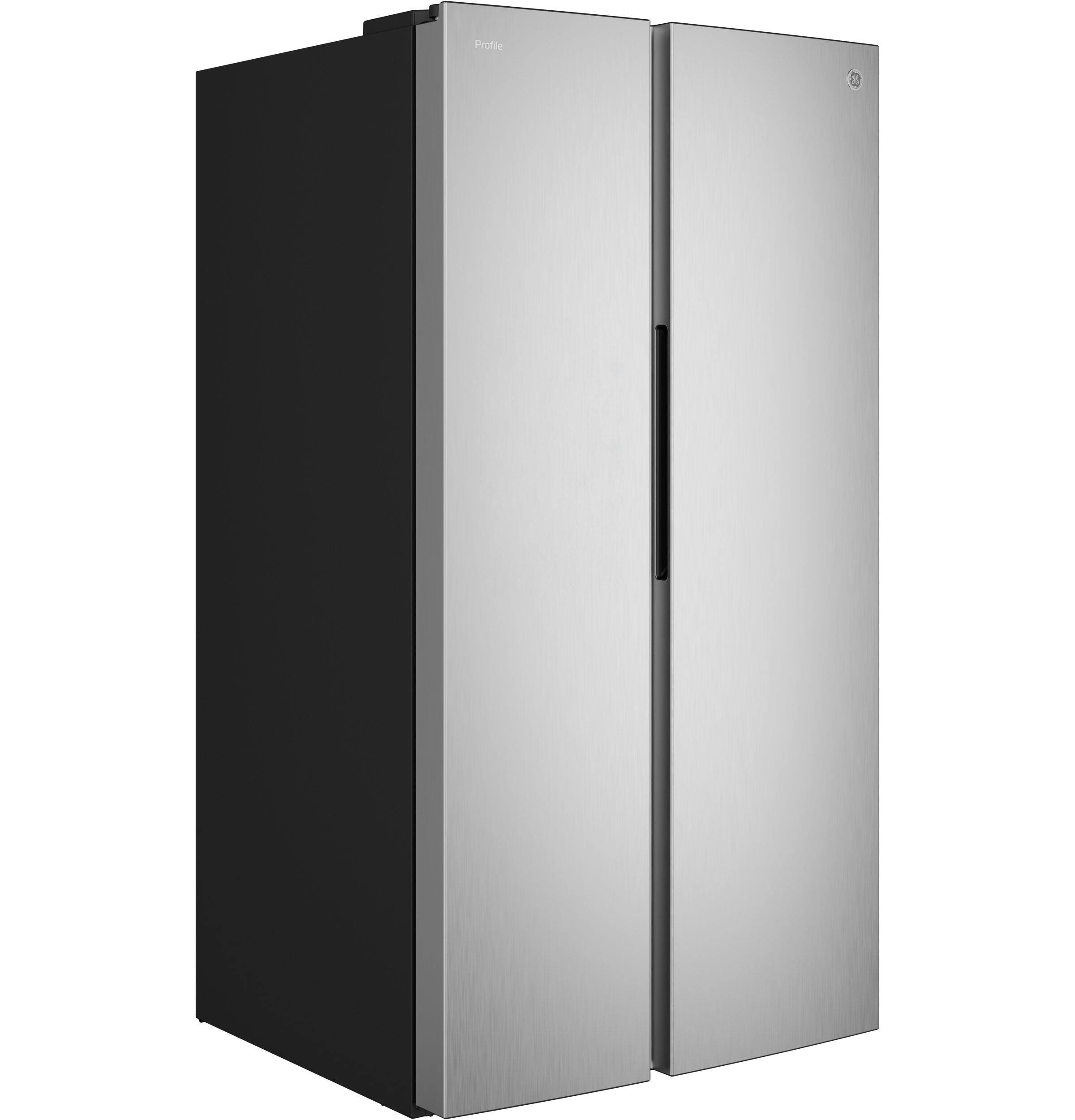 Alt View 33. GE Profile - 36 in. Wide 28.4 Cu. Ft. Smart Side-By-Side Refrigerator with Dual-Dispense AutoFill Pitcher and CustomSize Ice - Stainless Steel.