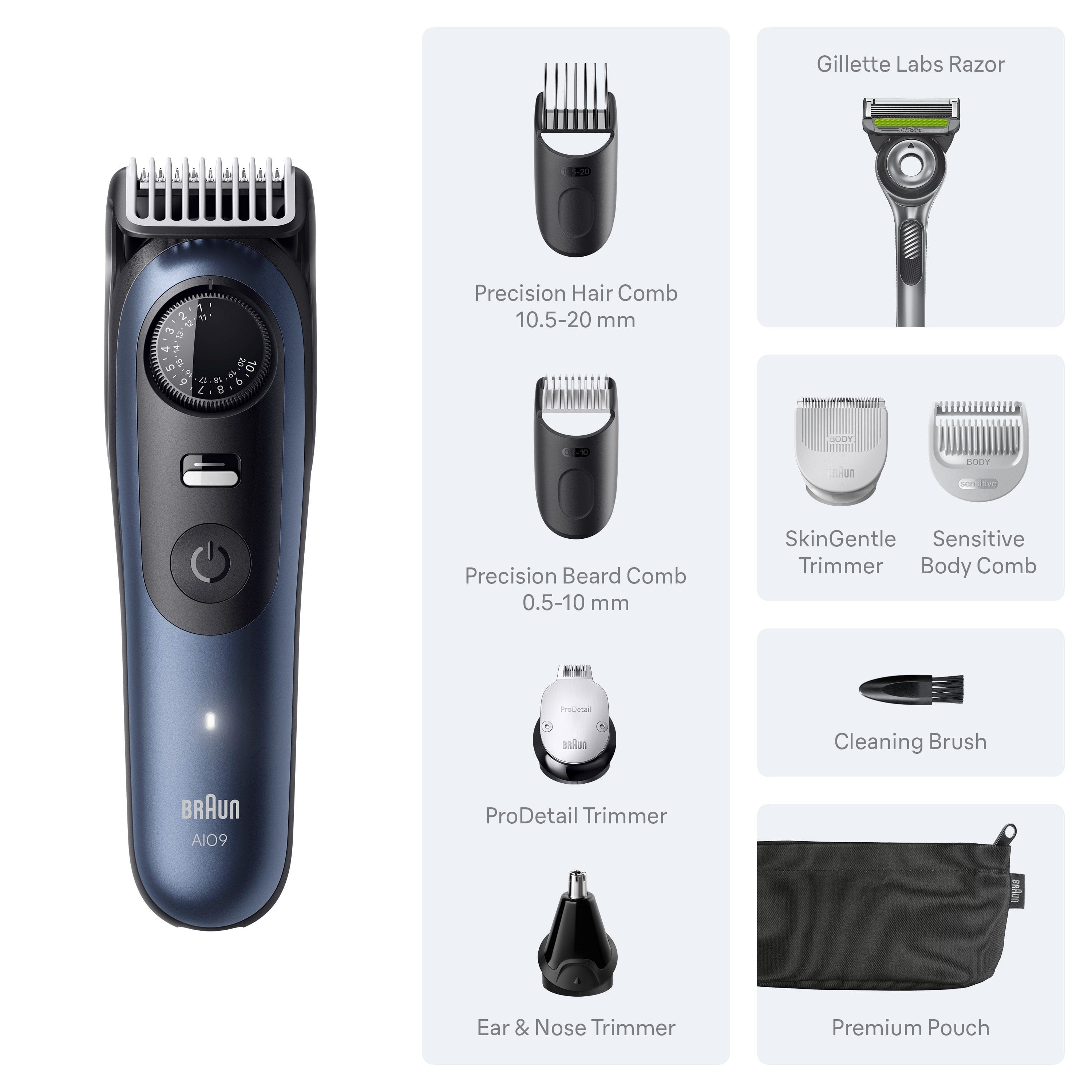 Braun Series 9 All in one 9530 Electric Shaver Trimmer Kit Deep