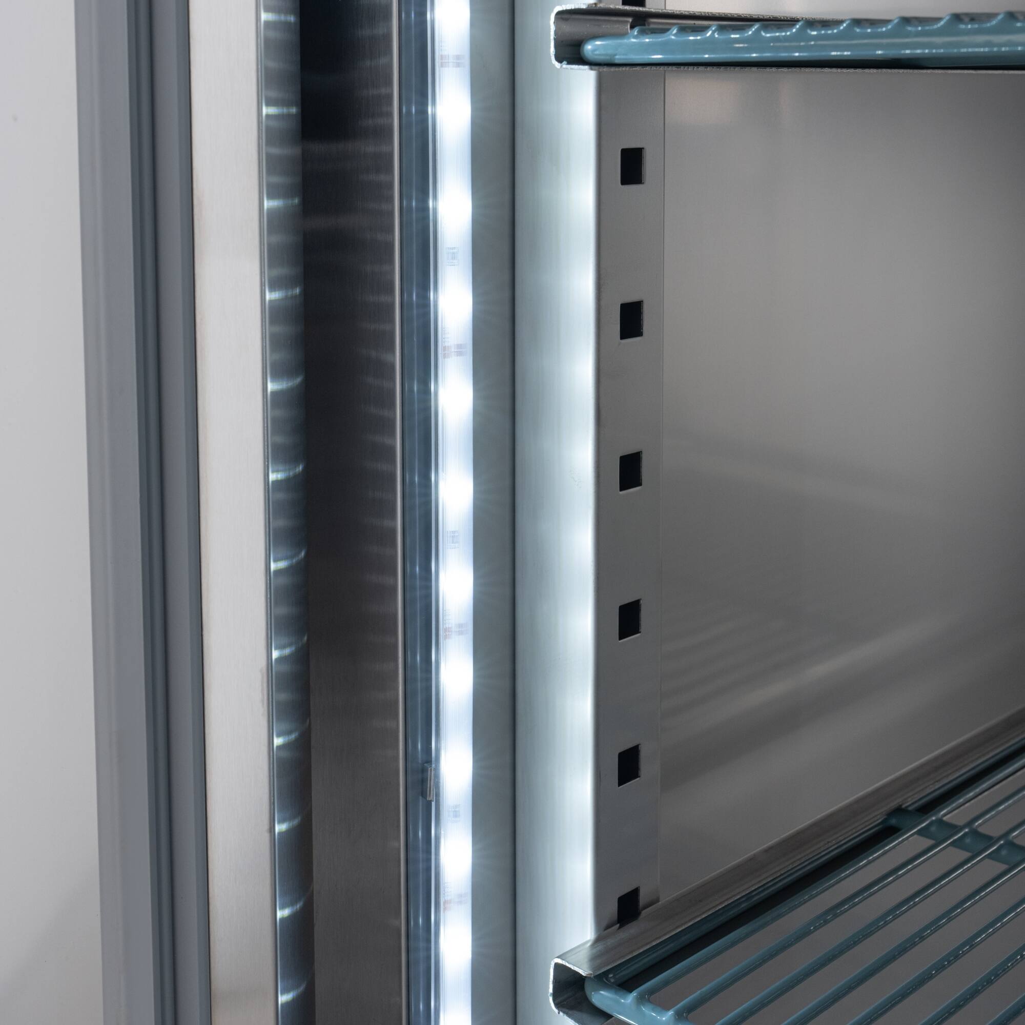 Alt View 8. Koolmore - 54 in. Two-Door Commercial Reach-In Freezer with Top-Mounted Compressor, 49 cu. ft. in Stainless-Steel - Stainless steel.