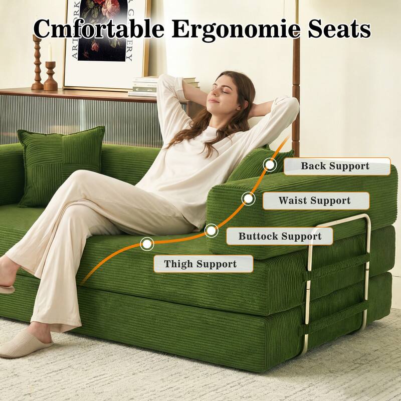 Comfortable Ergonomie Seats

- Back Support
- Waist Support
- Buttock Support
- Thigh Support