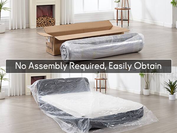 Compressed Bed Frame Bestier Compressed Bed with No Assembly Required, 3 Step Setup ...