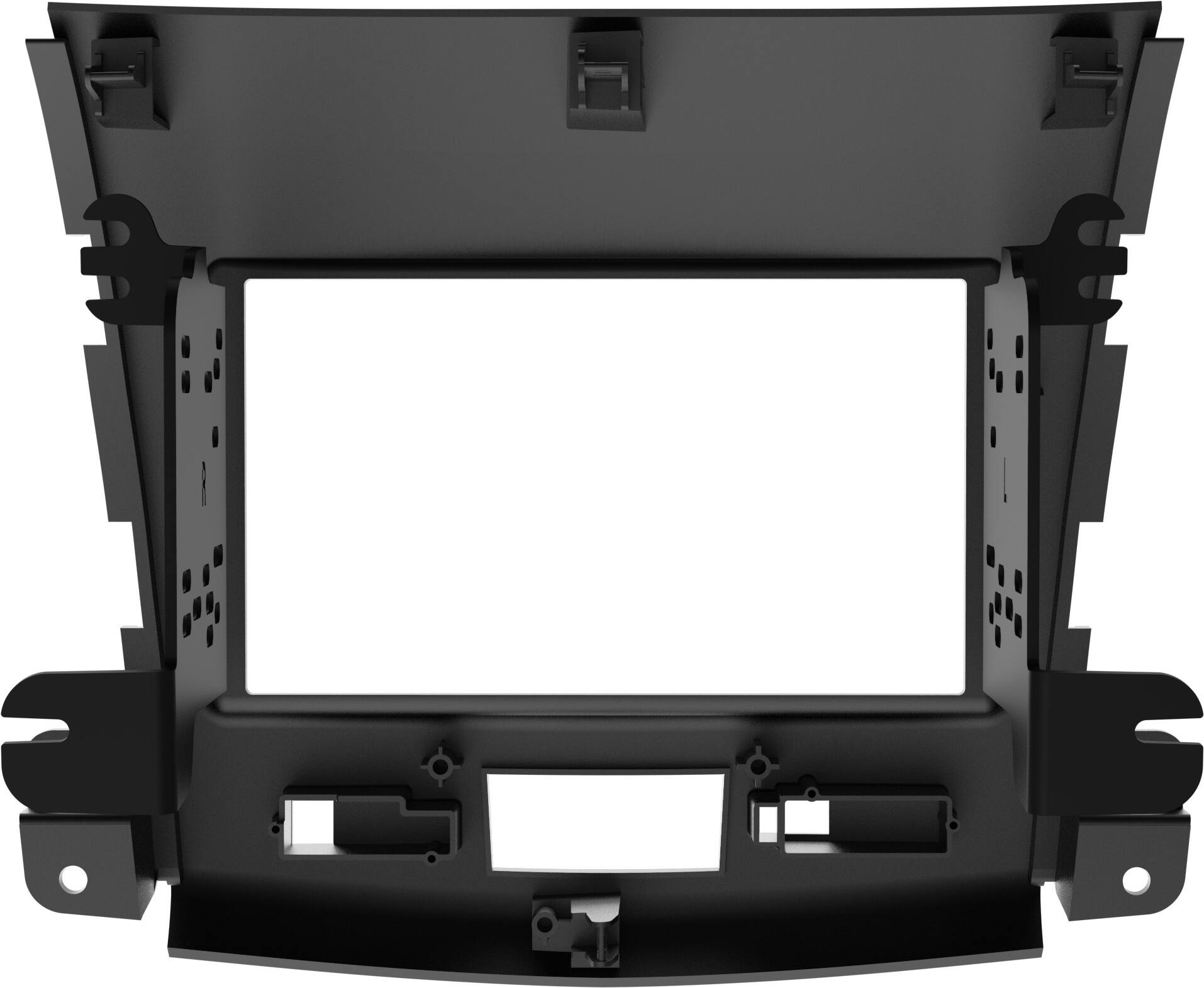 Back. Metra - Dash Kit for 2007-2013 Mitsubishi Outlander Vehicles - Matte Black.