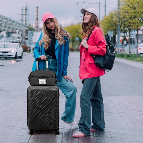 Alt View 6. Winado - Luggage Sets 3 Piece PP Hardshell Carry on Suitcase with Bags Lightweight Suitcase Sets with Spinner Wheels TSA Lock - Black.