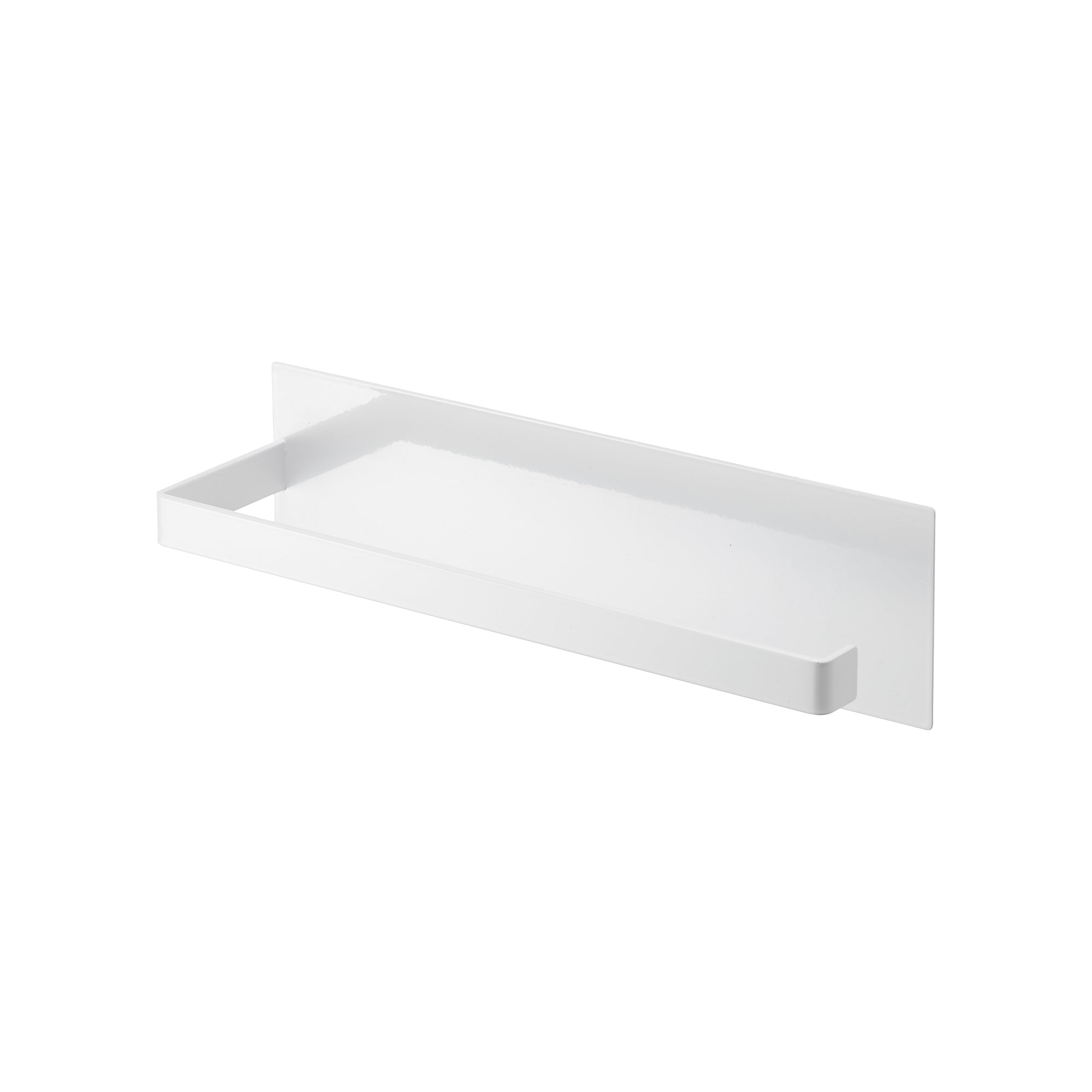 Alt View 3. Yamazaki Home - Magnetic Paper Towel Holder - Steel - White.