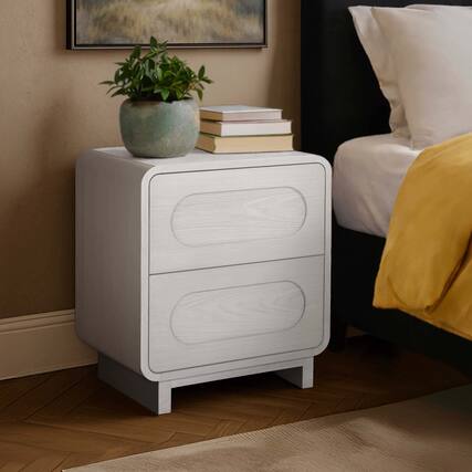 Front. Teamson Home - Teamson Home Tenley 2-Drawer Nightstand, White - White.