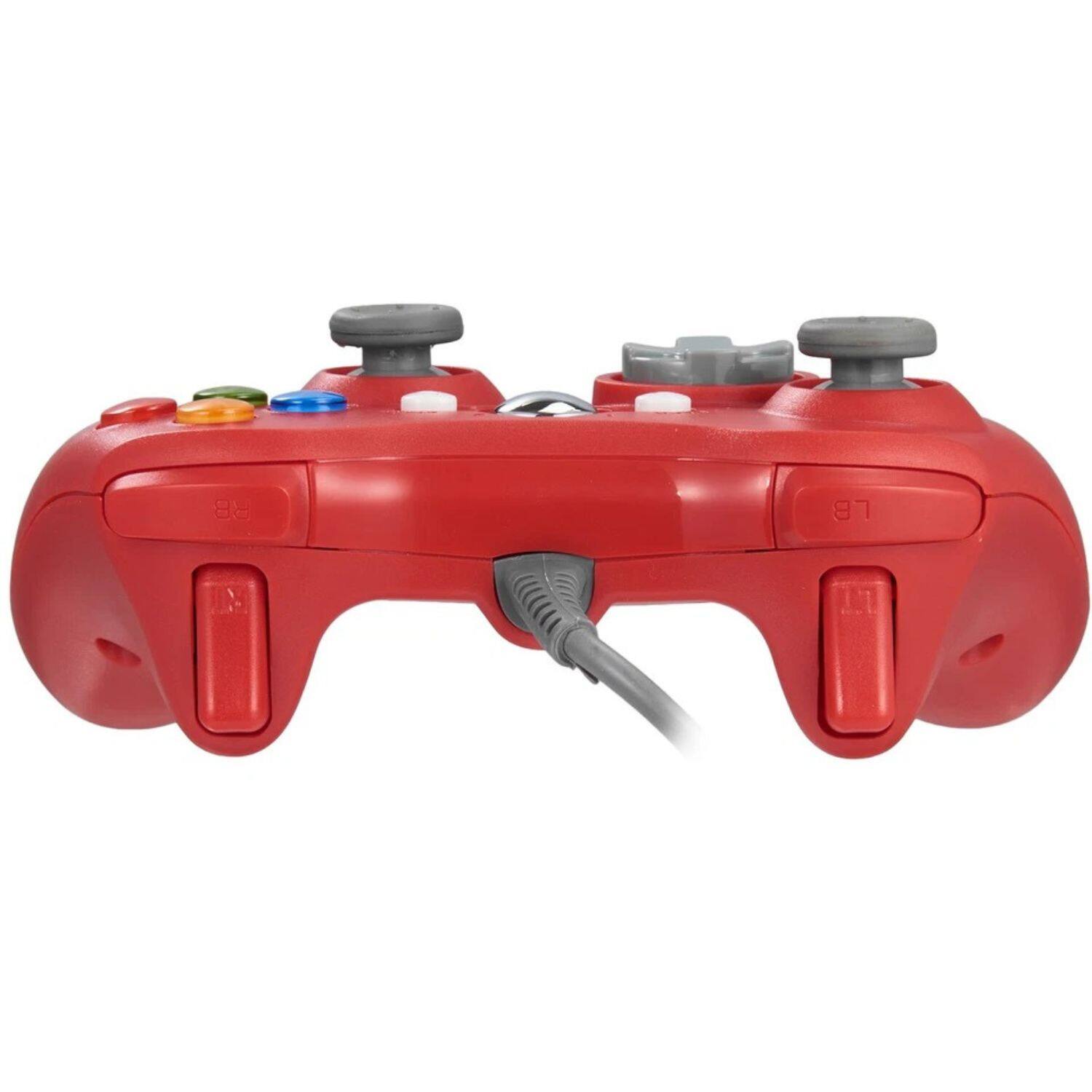 Left. Stock Preferred - Wired Xbox 360 Controller Gamepad for Microsoft Xbox-Red - Red.