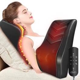 Vulpecula Spade - Shiatsu Neck Massager with Heat, 3D Kneading Back Massage Pillow for Pain Relief, Massagers for Neck and Back, Shoulder,