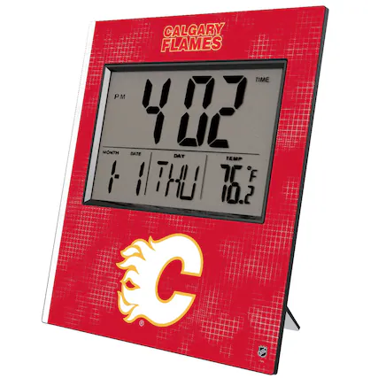 CALGARY FLAMES
TIME: 4:02 PM
MONTH: 1
DATE: 11
DAY: THU
TEMP: 76°F
10.2 CC