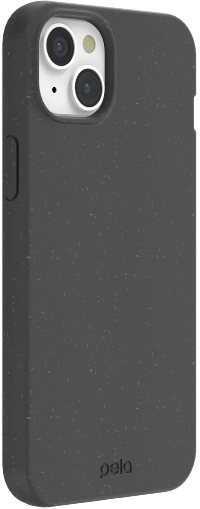 Alt View 1. Pela - Eco Friendly Hard Shell Case with MagSafe Module for Apple iPhone 15/14 Plus + Bonus Custom Case Activation Code - Black.