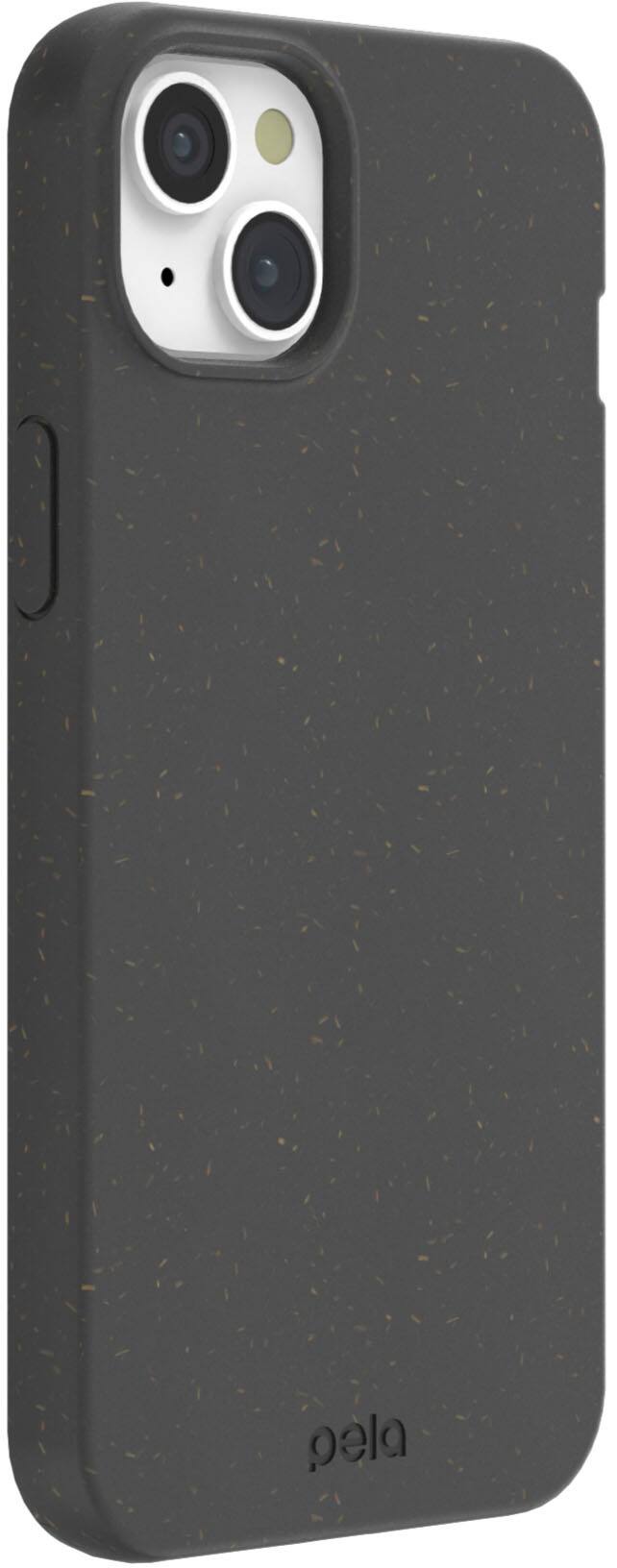 Alt View 1. Pela - Eco Friendly Hard Shell Case with MagSafe Module for Apple iPhone 15/14 Plus + Bonus Custom Case Activation Code - Black.