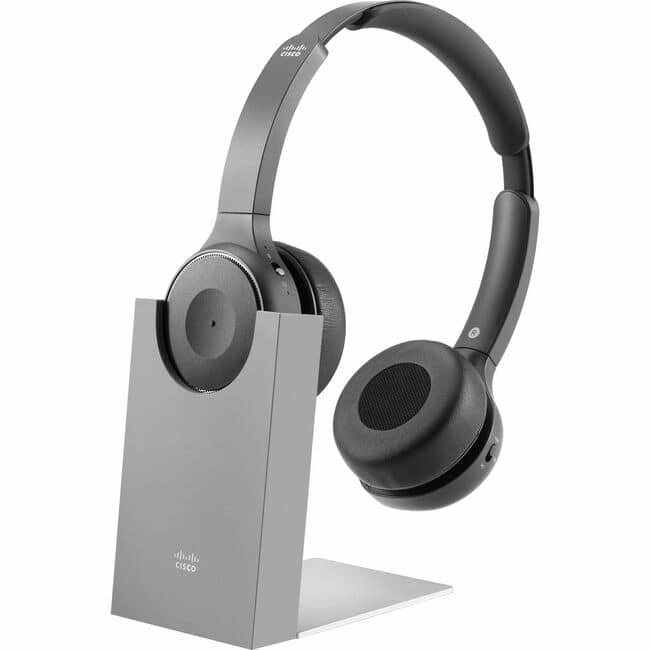 Cisco Consumer Products - Cisco Headset 730 - Google Assistant, Cortana, Siri - Stereo - USB Type A, Mini-phone (3.5mm) - Wired/Wireless - Black