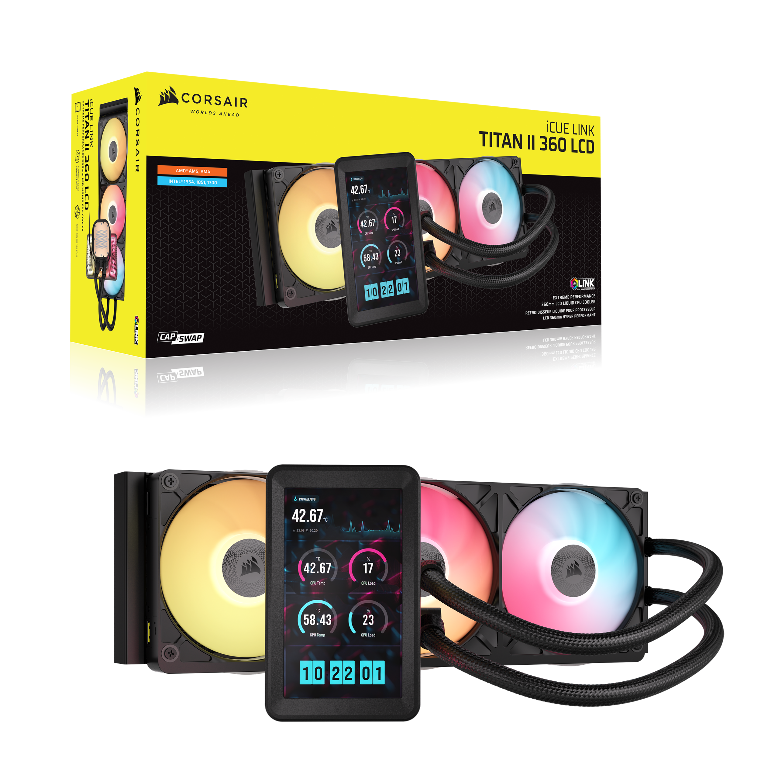 RICO 40  
ESTORMENFORMA.CE CHE LINE 091-792  
&CORSAIR CHINK  
CORSAIR WORLDS AHEAD AMB INS LEL INTEL' SA , 100 CAP SWAP CAP SWAP  
42.67 42.67 17 23 58.43 22 0 10  
CUE LINK TITAN II 360 LCD LINK EXTREME PERFORMANCE 300ml 10 uped X COOLER LUCK - PROCESSEUR INCOTAL la 50ml JUPCY - kud, - as noves we ASSICOR RISFORM COOKS FOR nove OF notal - COAGRE  
- 42.67 201  
C 42.67 075 Temp  
17 Print  
58.43 PM  
1 23 Plac  
10  
2 2  
0  
1