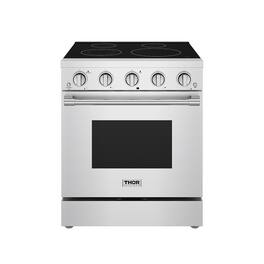 Thor Kitchen - 4.55 Cu. Ft Freestanding Electric Convection Range - Stainless Steel