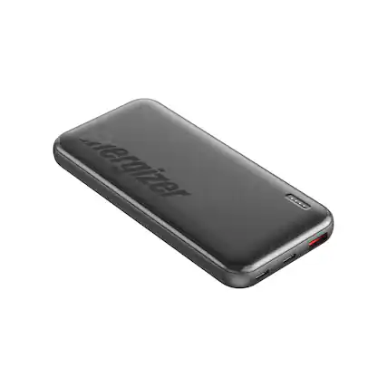 Front. Energizer - UE10055PQ (PowerBank 10000mAh) PD22.5W Fast Charger - Black.