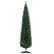 Front. Homcom - Artificial Pencil Christmas Tree, Slim Xmas Tree with 618 Realistic Branch Tips and Plastic Stand - green.