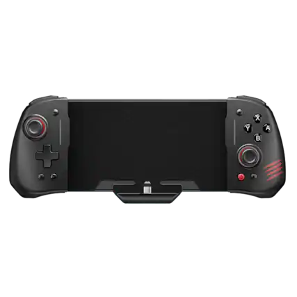 Front. Mad Catz - Mad Catz -C.A.T. 12 Ergonomic RGB Switch Controller with 6-axis motion control - Compatible with Switch/Lite/OLED Model - Black.