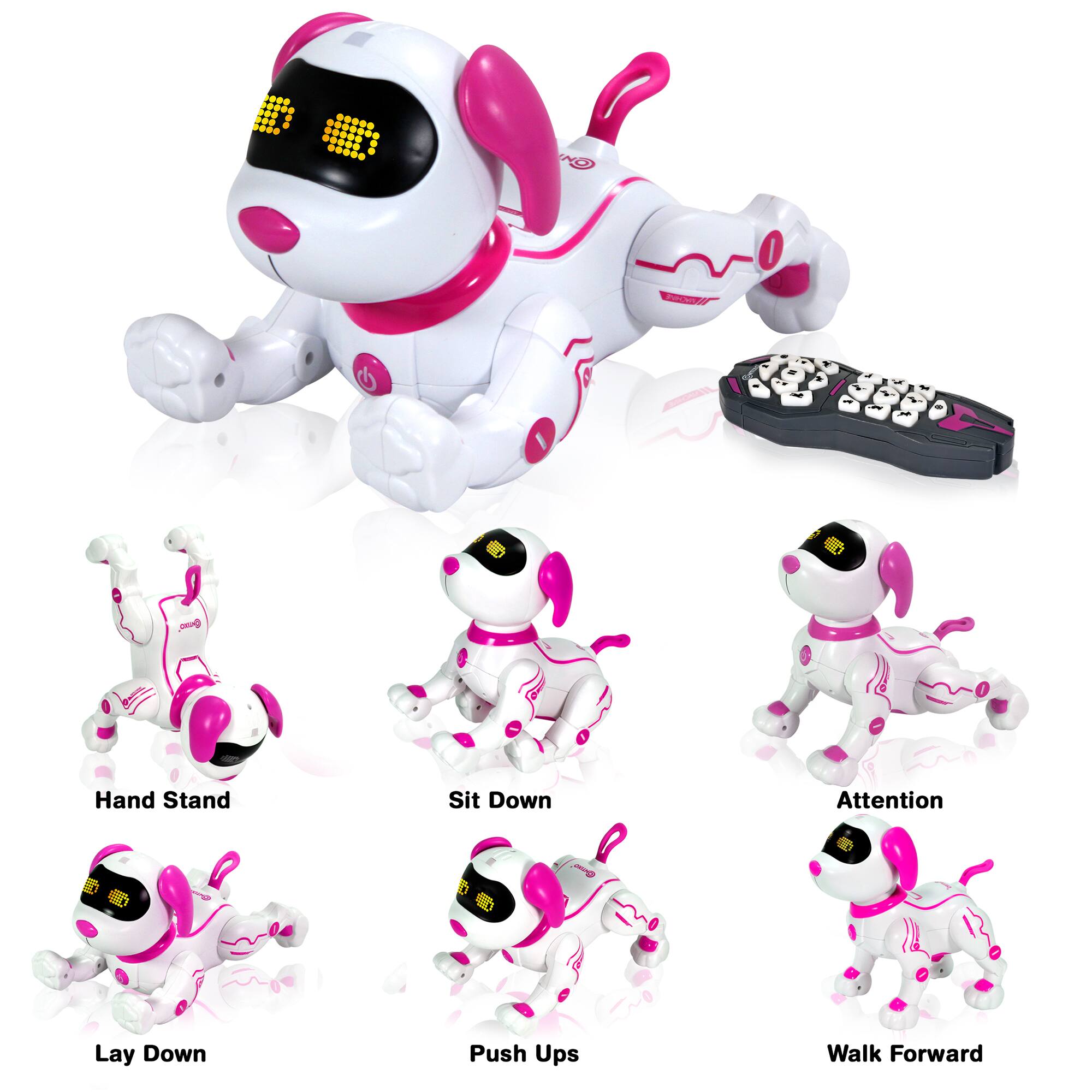 I C - - Hand Stand Sit Down Attention Lay Down Push Ups Walk Forward