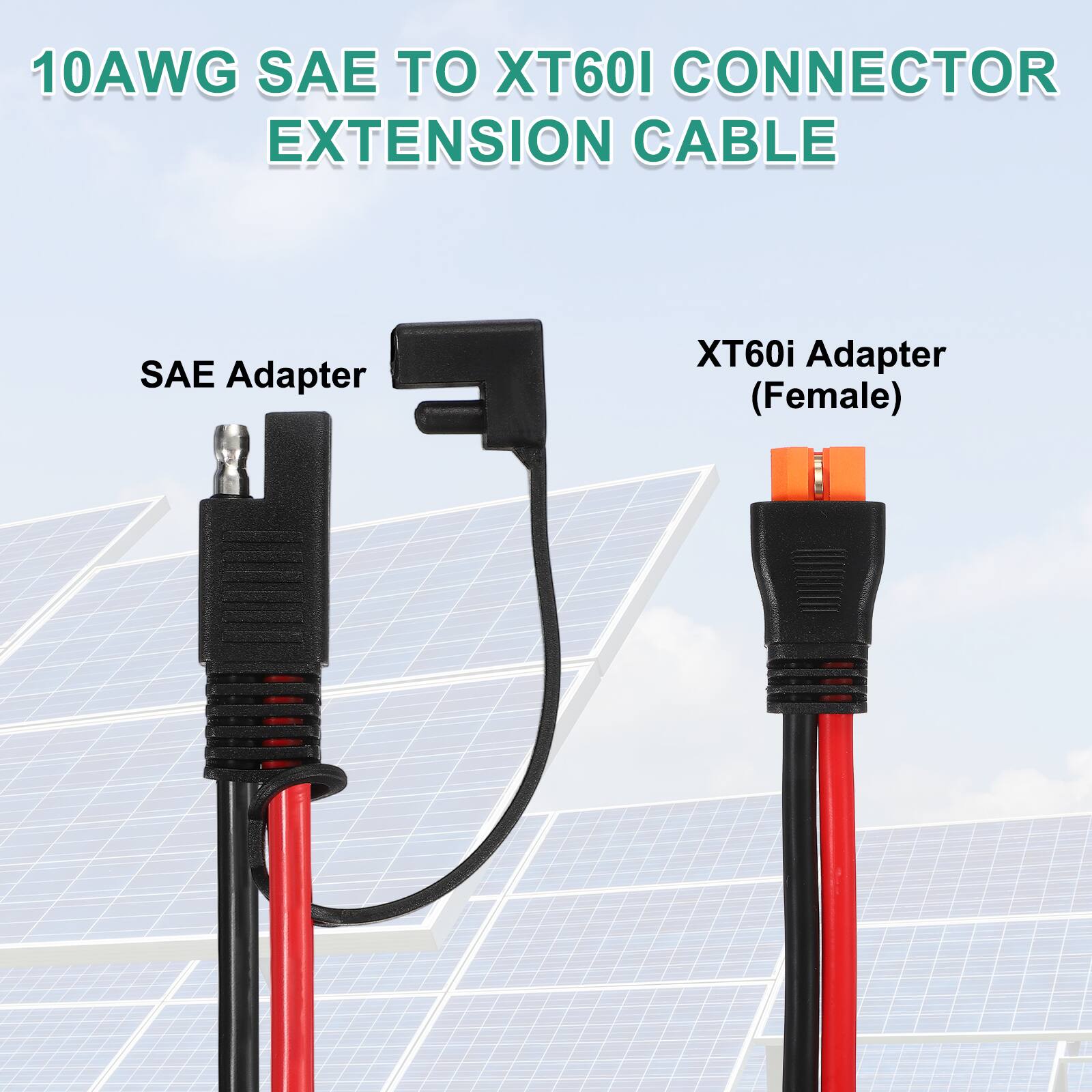 10AWG SAE TO XT60I CONNECTOR EXTENSION CABLE

SAE Adapter

XT60i Adapter (Female)