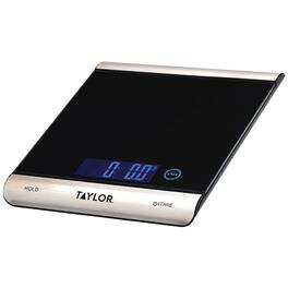 Taylor Precision Products - High-Capacity Digital Kitchen Scale - Black