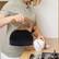 Back. Elle Decor - 3Quart Black Whistling Tea Kettle with Heat Resistant Handle, Tapered Marble Finish Stovetop & Gas Tea Kettle - Black.