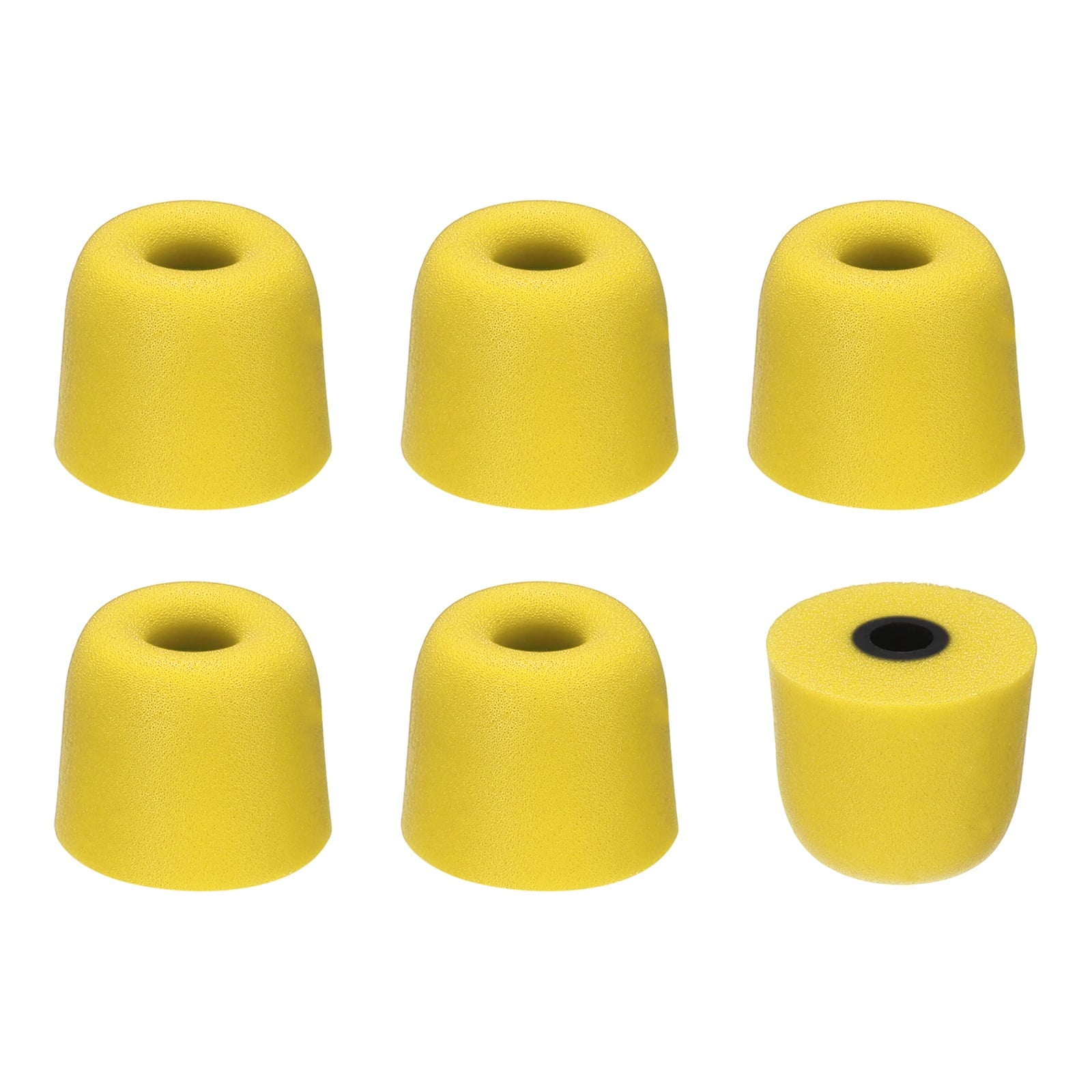 Unique Bargains - Memory Foam Earbud Tips (3mm/0.12"), 6pcs/3Pairs - Medium, Noise Isolation, Comfort & Secure Fit for Earphones - Yellow