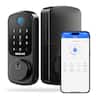DESLOC - B200 Smart Lock Deadbolt with Fingerprint, Smart Keypad Door Lock with TTLock App for Front Door - Black
