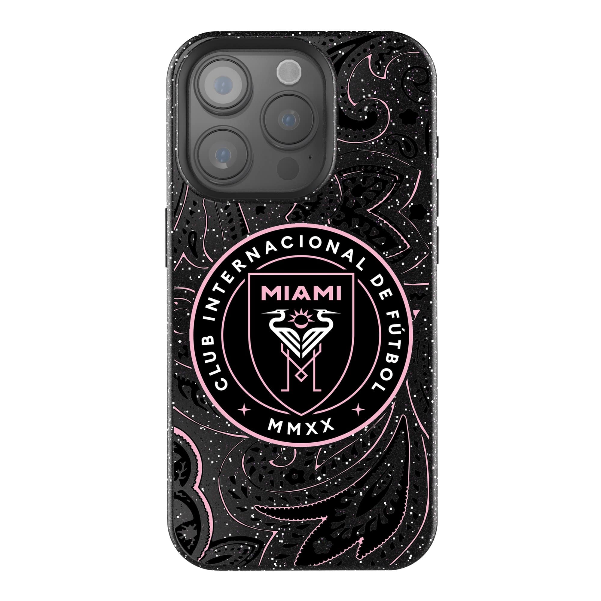 Keyscaper - MLS - Inter Miami CF iPhone Bling Case - 16 - Black price history on PriceWatchPro