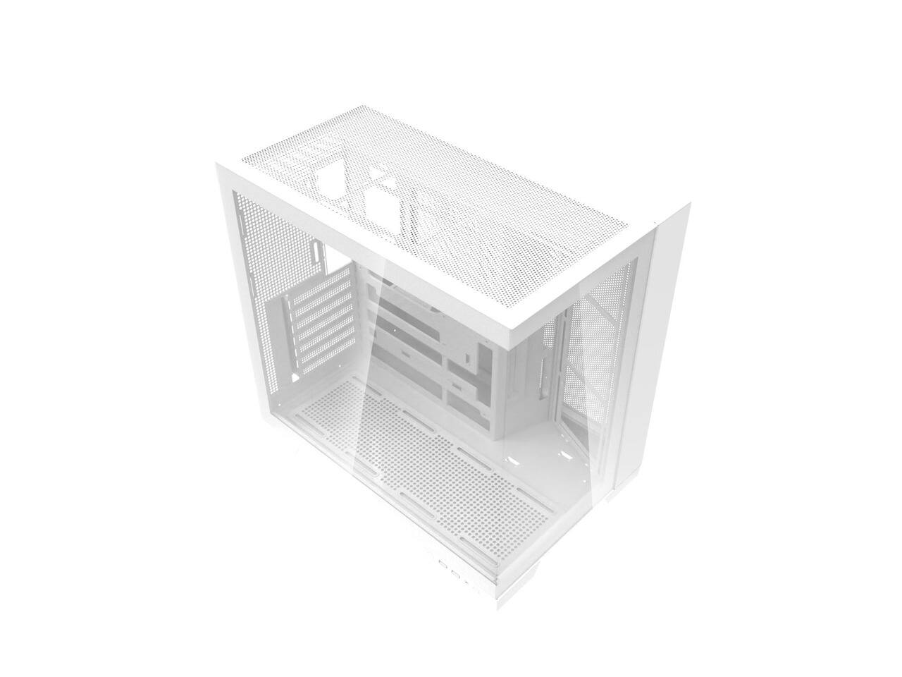 Alt View 3. Super Flower - Super Flower Thunder White / Panoramic Case / Tempered Glass ATX Mid Tower Computer Case - White.
