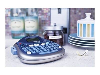 Alt View 3. DYMO - LetraTag Paper Label Maker Tape, 1/2" x 13', 6/Pack - Black on White.