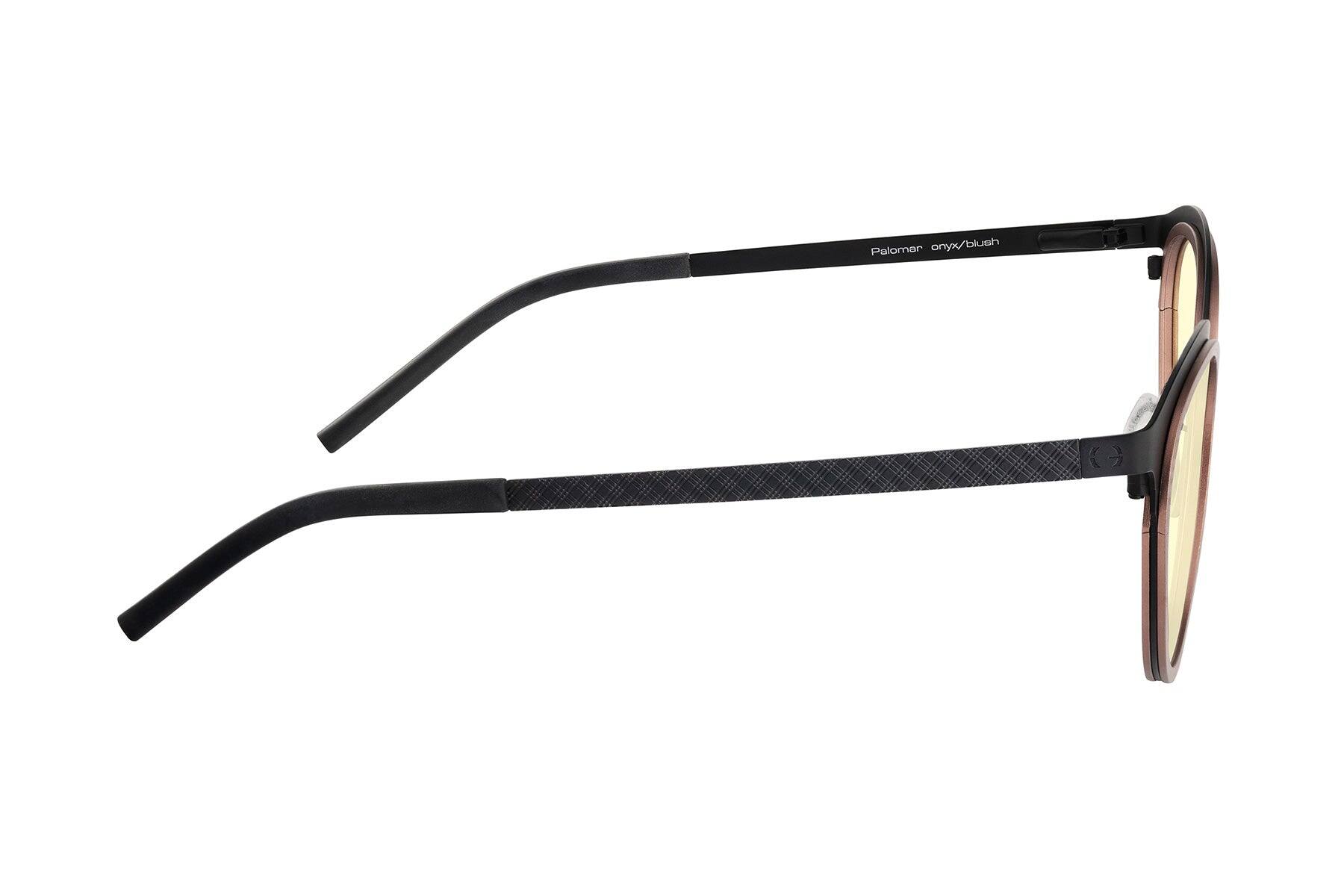 Alt View 7. GUNNAR - GUNNAR Computer Glasses  -  Palomar, Onyx Blush, Amber Lens - Blue Light Blocking, Relieve Dry Eye, Anti Glare - Onyx/Blush.